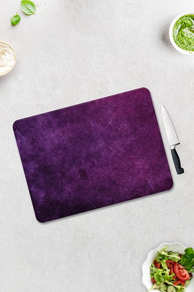Decorita Purple Tissue |   Glass Cutting Board - Glass Cutting Board |   30cm X 40cm