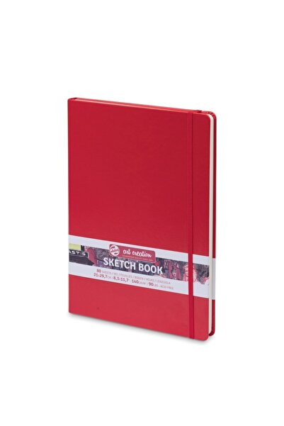 Art Creation Red Talens Hard Cover Sketchbook 140 Gr 21 Cm X 30 Cm
