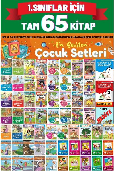 Ata Yayıncılık 1.sınıflar Için Okumayı Hızlandıran Ve Sevdiren 65'li Rengaren...