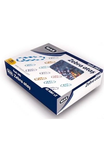 Mas Zebra Patterned Paper Clip 28 mm