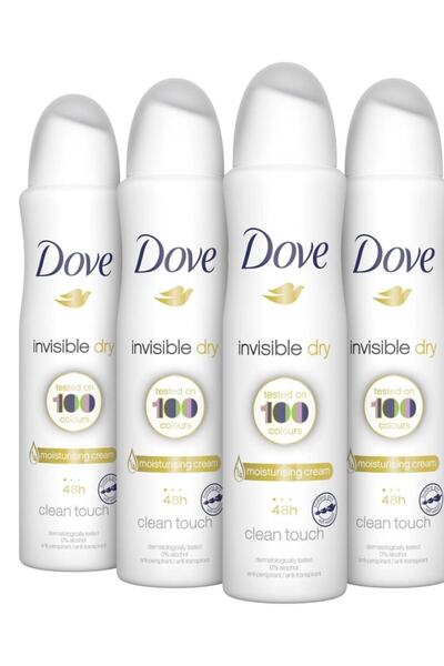 Dove Bayan Invisible Dry Deodorant 150 Ml 4 Adet