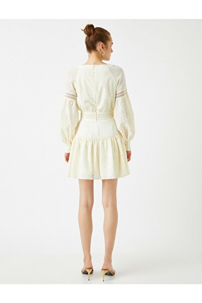 Koton Μίνι γυναικείο μακρυμάνικο φόρεμα