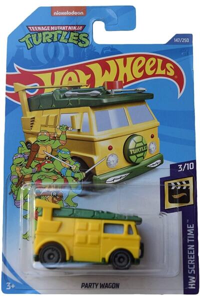 HOT WHEELS Nınja Kaplumbağalar Party Wagon  Koleksiyon Serisi.