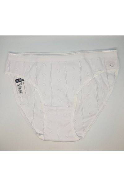 Tutku Women's White Bikini Panties 679 Pack of 9