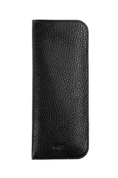 Leather Paper Leather Black Glasses Case