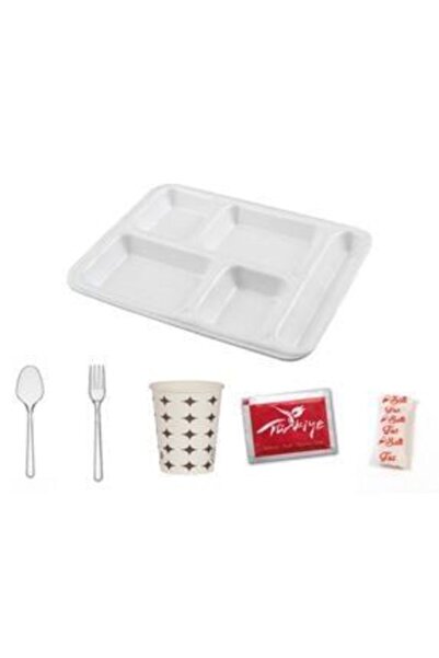 Miopack Mg Home Piknik Mevlid Ofis Ve Iş Yeri Için 5 Göz Tabildot Tabak Kına ...