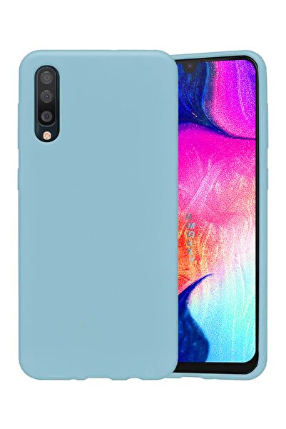 Molly Galaxy A30s Uyumlu Bebek Mavisi Liquid Pastel Kılıf
