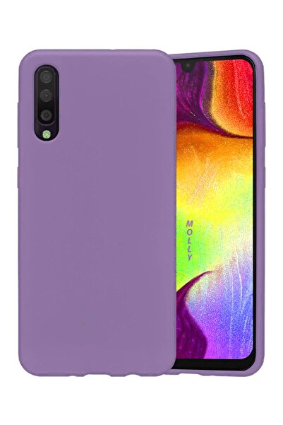 Molly Galaxy A70 Uyumlu Lila Liquid Pastel Kılıf