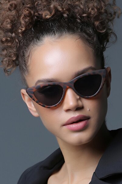 By Harmony Women's Brown Leopard Patterned Sunglasses BH 18181