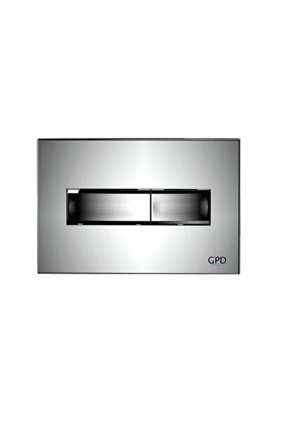 GPD Gömme Rezervuar Butonu Kare Krom Btn06