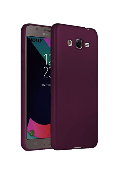 Molly Galaxy J7 Core Uyumlu Mürdüm Mat Silikon Kılıf
