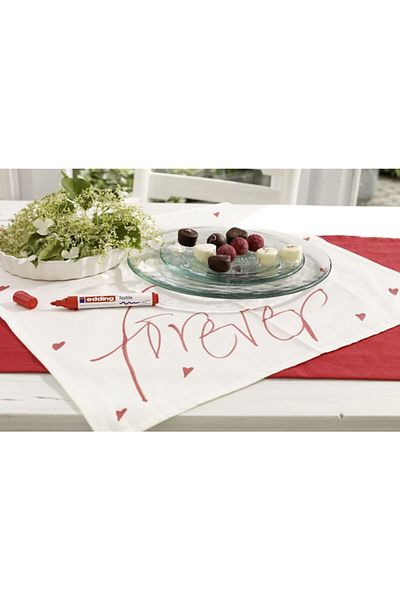 Edding Textile Marker Fabric Painting Pen 2-3 Mm Red