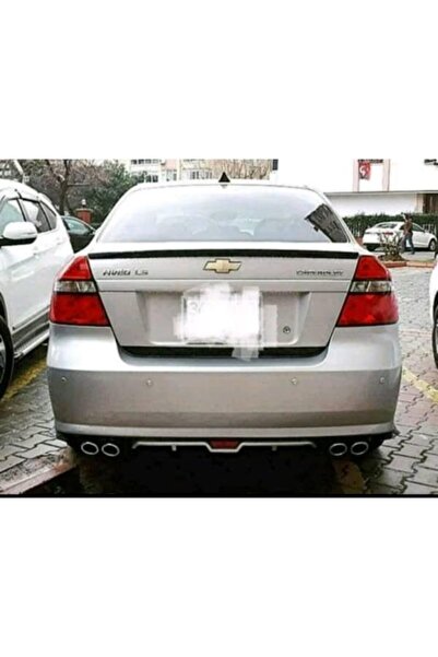 FV-TUNİNG Chevrolet Aveo Difüzör Arka Tampon Eki Esnek Plastik A Kalite