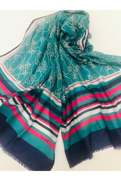 Aker Yaz Serinliği Koton Şal-422