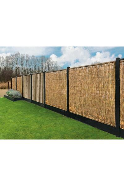 tunalar 1 Metre X 4,50 Metre Hasır Çit Rulo Çit Bahçe Çit Balkon Çit Saz Kamış