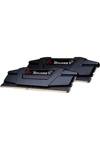 G Skill G.Skill Ripjawsv 16Gb (2X8Gb) 3200Mhz Ddr4 Cooler Cl16 F4-3200C16D-16Gvkb Black Pc Ram