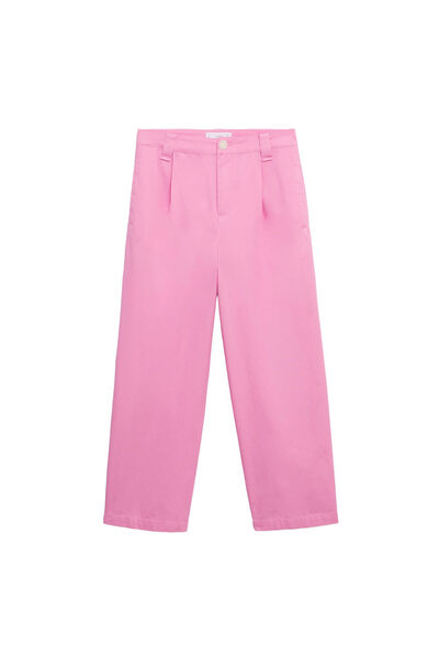 MANGO Woman Kadın Pembe Pantolon 17922028