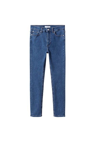 MANGO Kids Kız Çocuk Lacivert Pantolon 27111115