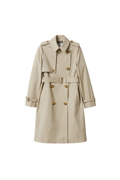 MANGO Woman Dámská béžová pláštěnka27963259