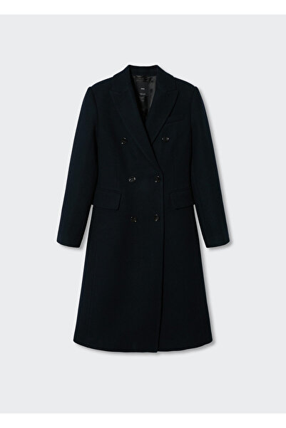 MANGO Woman Kadın Lacivert Palto
