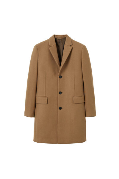 MANGO Man Erkek Kahverengi Palto 27100126
