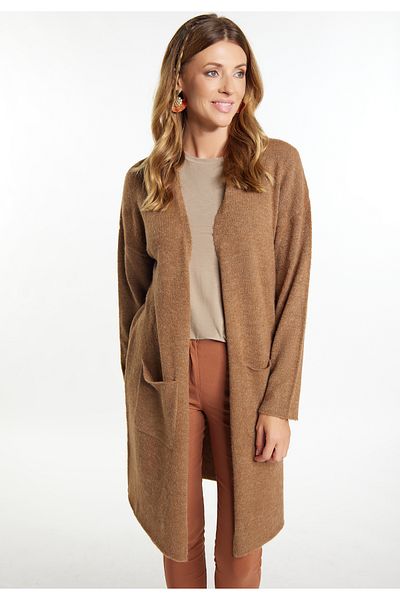 USHA FESTIVAL Long Cardigan flesh