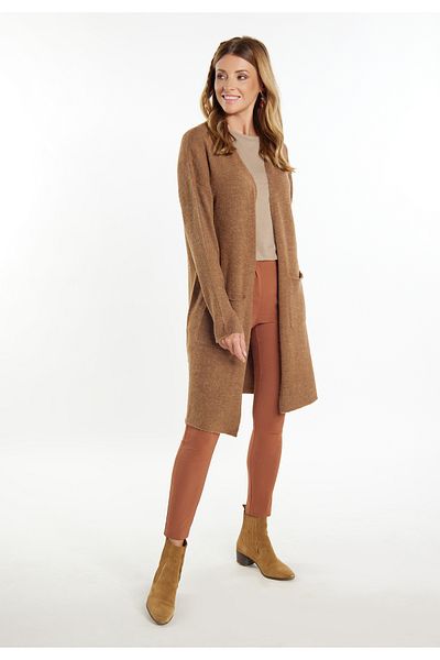 USHA FESTIVAL Long Cardigan flesh