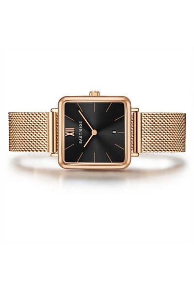 eastside Quarzuhr Damen Quarzuhr roségold Edelstahl roségold