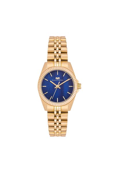 Rhodenwald & Söhne Quarzuhr Damen Quarzuhr gelbgold Edelstahl gelbgold