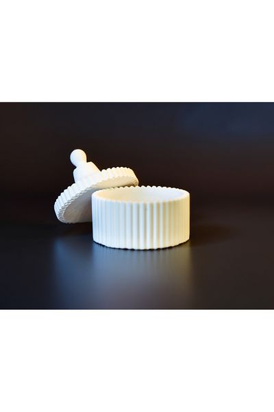 Duko Home Homemade Decorative White Jewelry Box