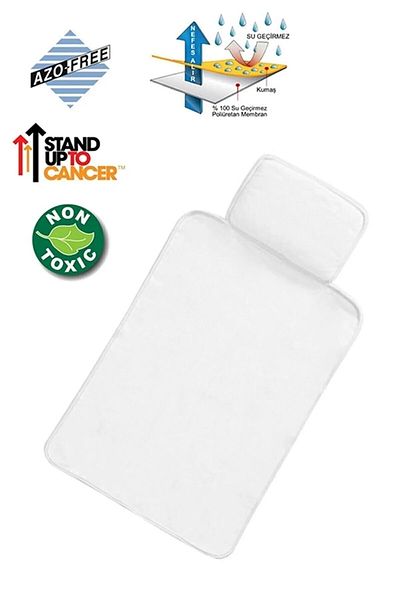 Lucky Day Baby Diaper Mat, Baby Stroller Washable White Diaper Changing Mat 47x64