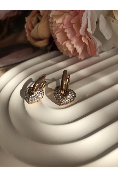 IN Accessories XUPING أقراط متدلية على شكل قلب من الفولاذ