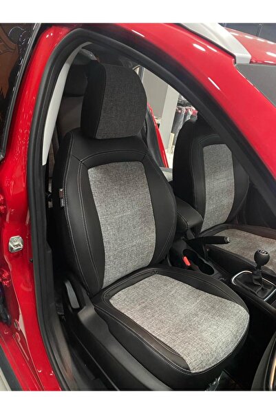 AKINCI FİAT EGEA متوافق مع حزمة URBAN الخلفية 2 + 1 مزيج من الجلد من قماش الكتان