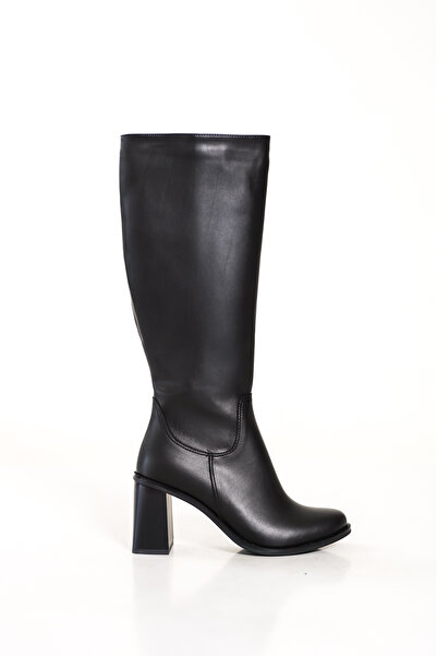 ZİESCE ΓΥΝΑΙΚΕΙΑ ΜΑΥΡΑ ΣΤΡΟΓΓΥΛΑ ΜΠΟΤΑΚΙΑ ΜΕ ΤΑΚΟΥΝΑ