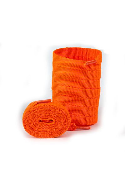 AiryFooT Sports Shoe Laces Nike, Adidas Skechers, Converse Shoe Laces 120 Cm 1 Pair Orange