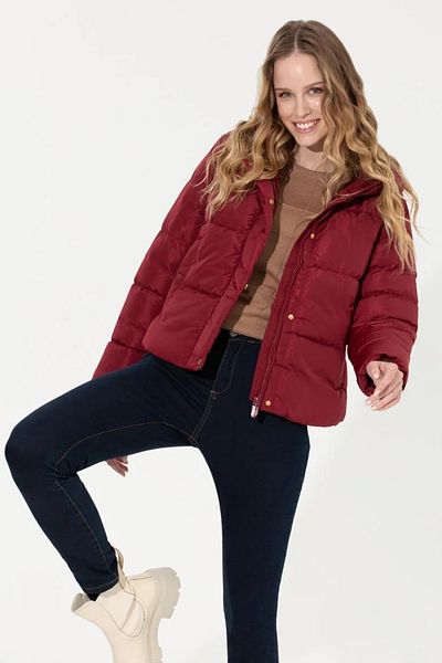 U.S. Polo Assn. WOMEN'S CLARET RED COAT