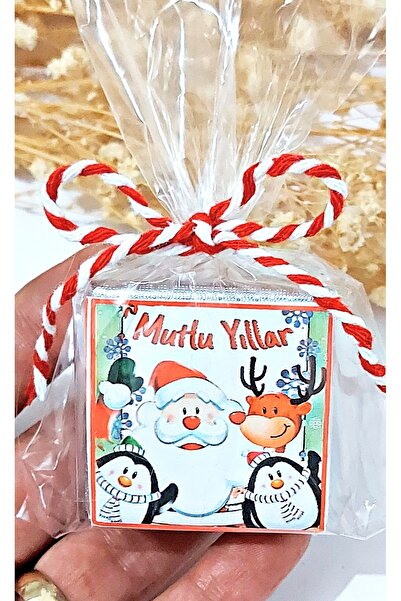 Ayşegül Süsleme Yılbaşı Hediyelik Madlen Çikolata (1 PAKETTE 5 ADET MADLEN ÇİKOLATA MEVCUTTUR)