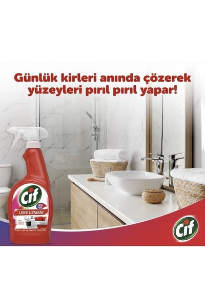 Cif Sprey Yüzey Ve Kumaş Lekeleri Için Leke Uzmanı 750 ml