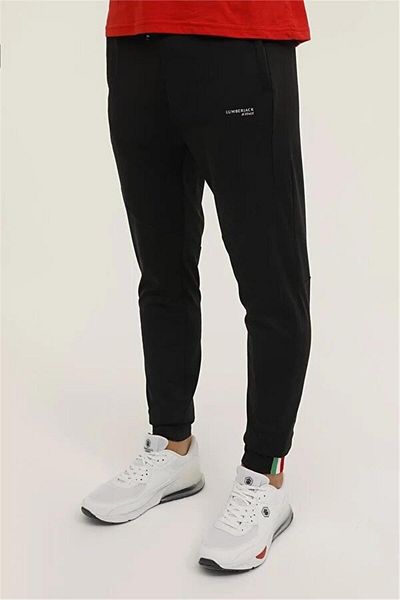 lumberjack Ml Renato-Cb 22Ct1156 3Pr Μαύρη ανδρική αθλητική φόρμα κάτω