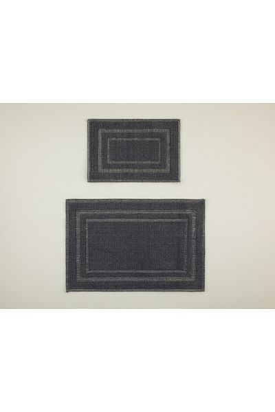 English Home Set covorașe de baie din bumbac gri închis - 60x90 + 40x60 cm