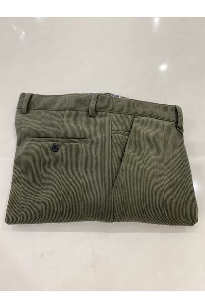 gambia outdoors Erkek Rahat Kesim Kışlık Içi Polarlı Yüksek Kalite Kadife PantolonBaba tam KIŞLIK KALIN