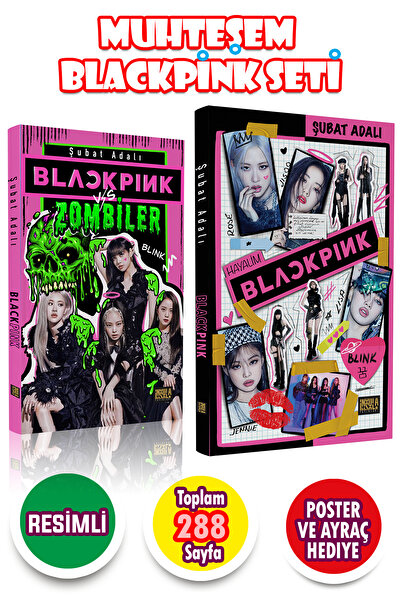 Kollektif Muhteşem Blackpink Seti 2 Kitap Poster Hediyeli