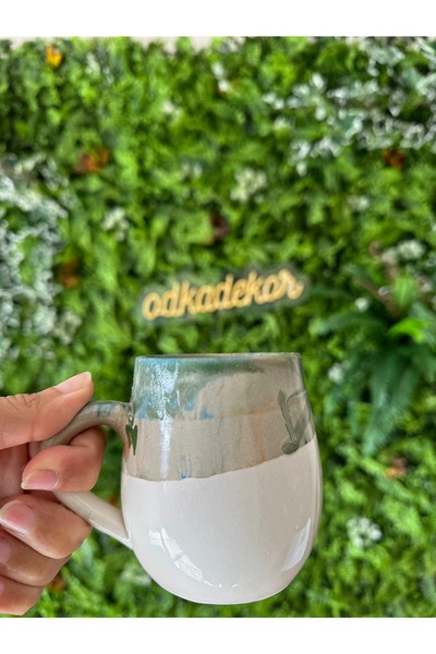 odka Ceramic Mug Handmade special patterned cup as a gift