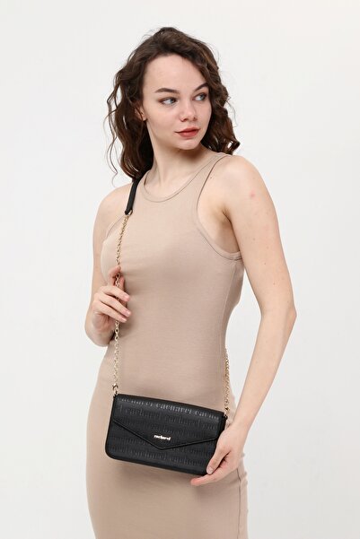 Cacharel Crossbody Messenger Bag with Chain Strap