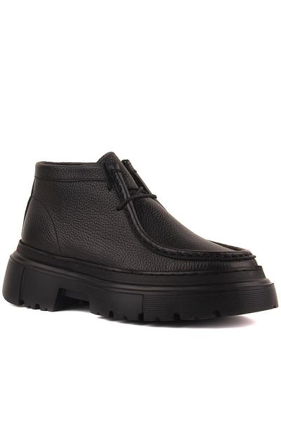 SailLakers - Black Leather Women's Boots