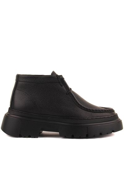 SailLakers - Black Leather Women's Boots