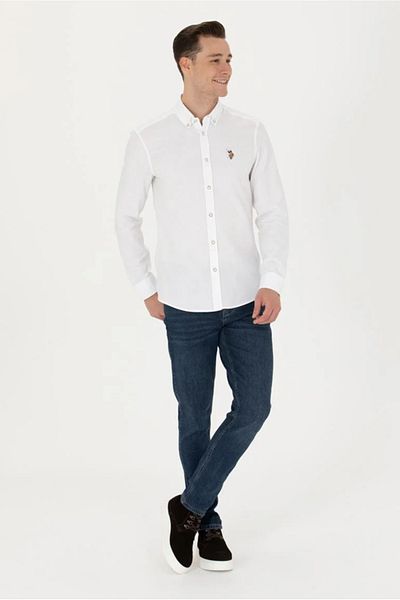 U.S. Polo Assn. Η.Π.Α. Polo Assn. Ανδρικό μακρυμάνικο πουκάμισο Basic G081SZ004.000. 1672499   ΡΟΥΧΑ ΤΕΞΠΟΡ
