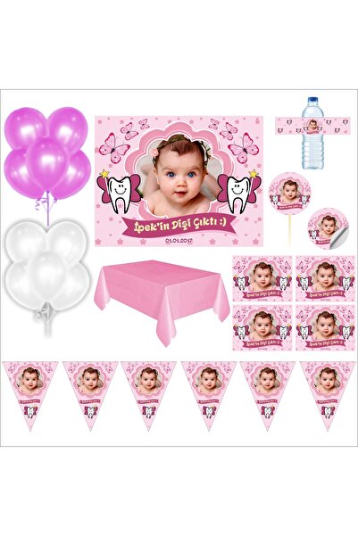 CiciMagnet Kelebekli ve Diş Perili Temalı Diş Buğdayı Süsleme Seti Konsepti