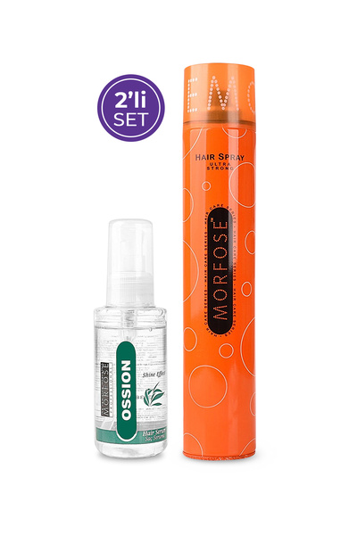 Morfose Ultra Strong Saç Spreyi 400 Ml + Ossion Saç Serumu