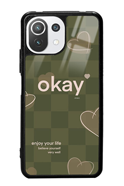 Spoyi Xiaomi Mi 11 Lite Enjoy Your Life Tasarımlı Glossy Telefon Kılıfı